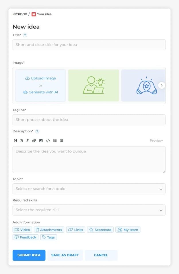 kickbox-your-new-idea