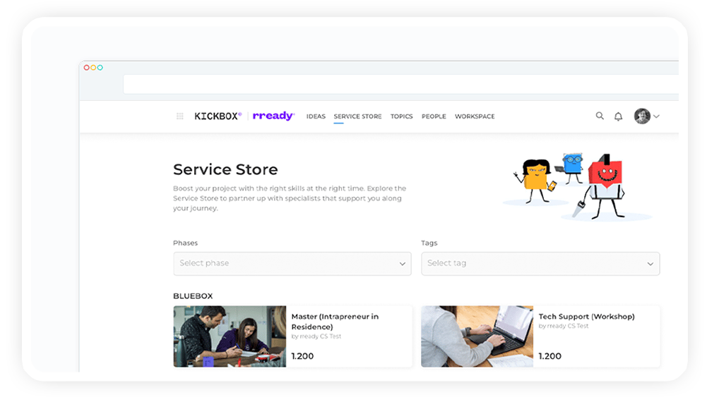 KICKBOX by rready Service Store