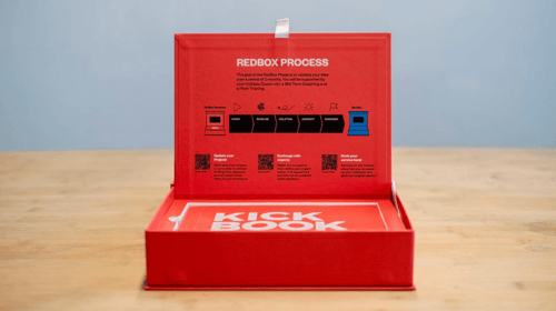 The method toolbox that is part of the KICKBOX Intrapreneurship program.