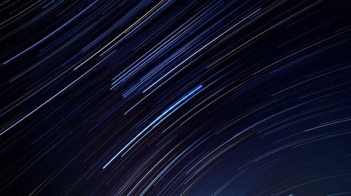 Abstract blur of Light trails. Blogpost about radical innovation.