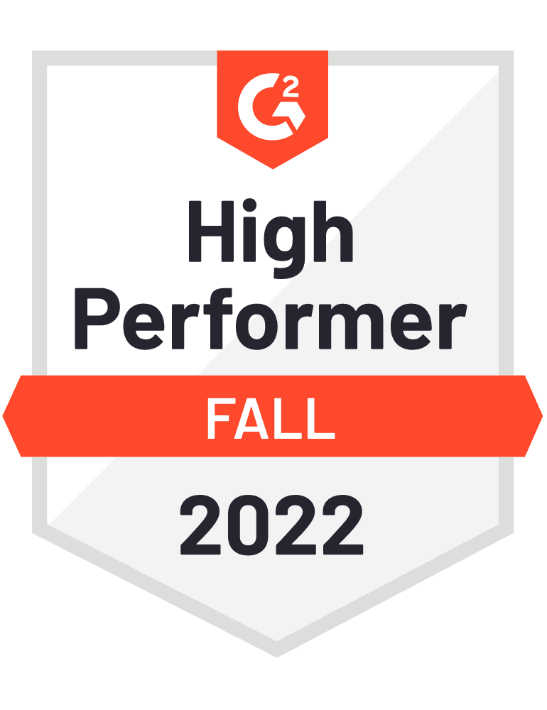 G2 Badge High Performer