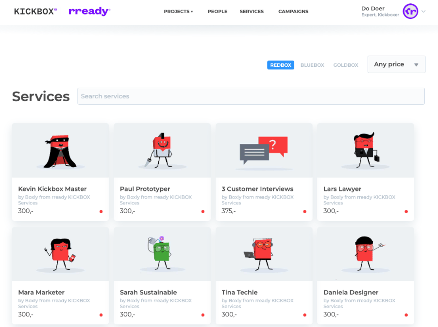 Innovation services platform